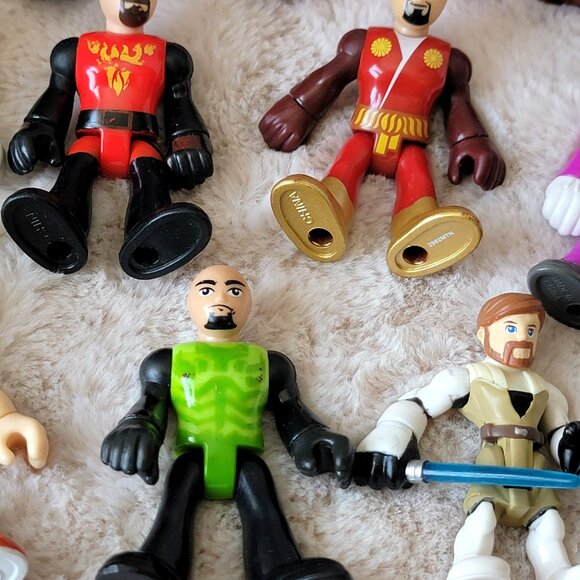 Lot Of 10 Imaginext Figures Buzz Lightyear Spiderman Luchador Lex Luthor ++ - Picture 7 of 9